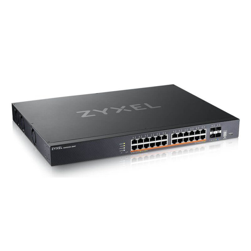 Zyxel XMG2230-28HP Géré L2/L3 2.5G Ethernet (100/1000/2500) Connexion Ethernet, supportant l'alimentation via ce port