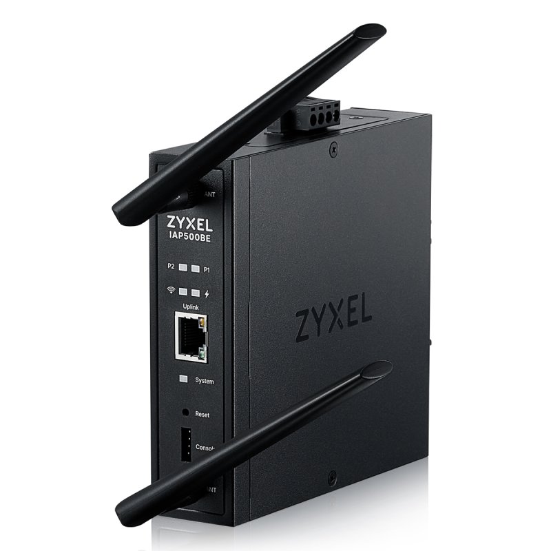 Access Point Wi-Fi 7 Zyxel IAP500BE-EU0101F BE5000 Dual Radio 2x2 MU-MIMO PoE (802.3at) Industrial AP montaż DIN