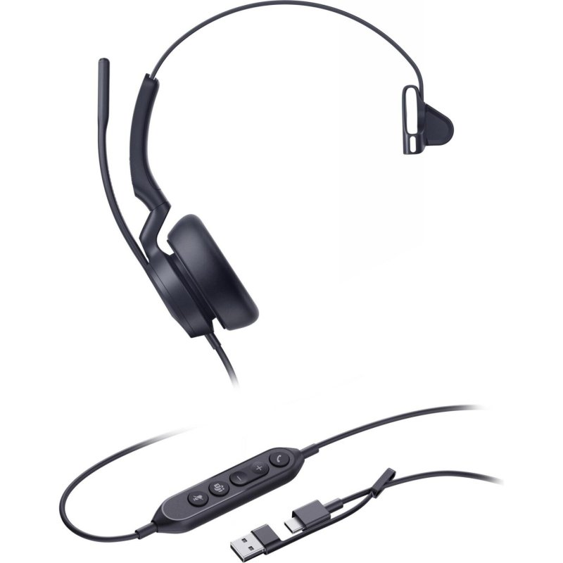 Yealink Headset UH46 Mono USB-C/A