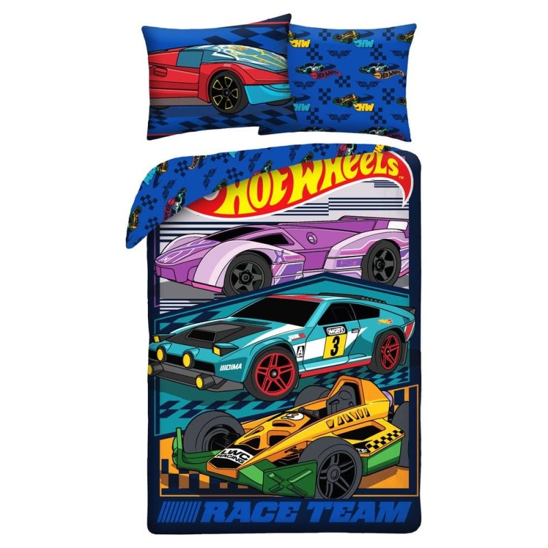 Hot Wheels Duvet Set Ver. 1 140 x 200 cm / 70 x 90 cm