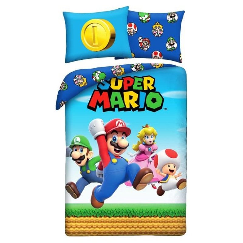 Super Mario Duvet Set Ver. 5 140 x 200 cm / 70 x 90 cm