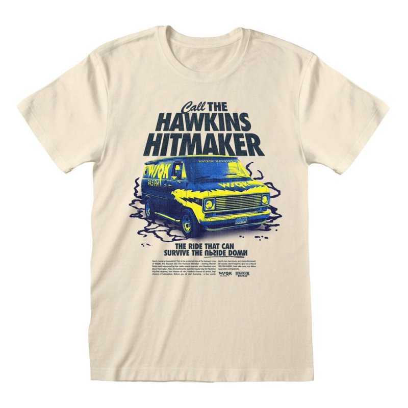 Stranger Things T-Shirt Call the Hawkins Hitmaker Size S