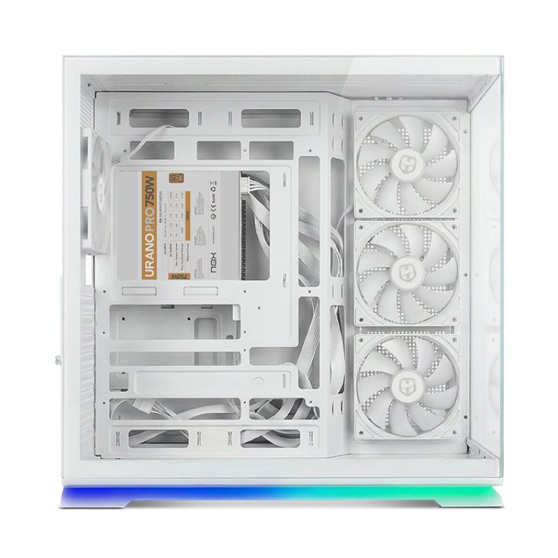 CAJA NOX ATX SEMITORRE HUMMER GALAXY ARGB BLANCA