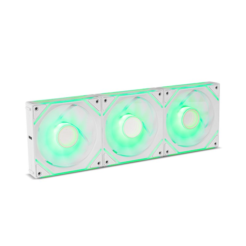 VENTILADOR NOX HUMMER PRO LINK KIT 3XVENT ARGB MAGNETICO BLANCO