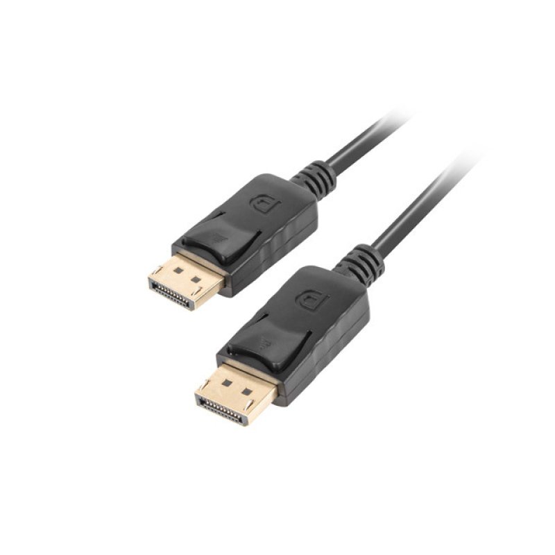 Lanberg CA-DPDP-10CC-0005-BK câble DisplayPort 0,5 m Noir