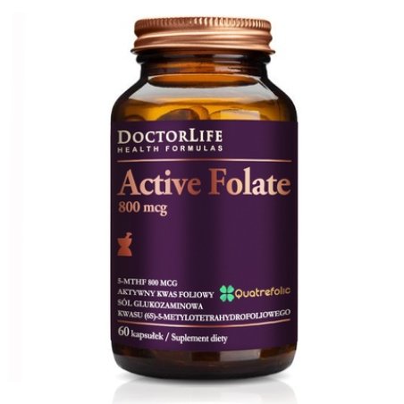 Active Folate Active Folic Acid 800 Micrograms Dietary Supplement 60 Capsules
