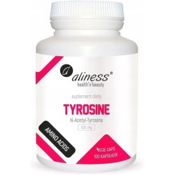 Aliness Tyrosine N-Acetyl-Tyrosine 500mg Memory Support Amino Acids Dietary Supplement 100 Capsules