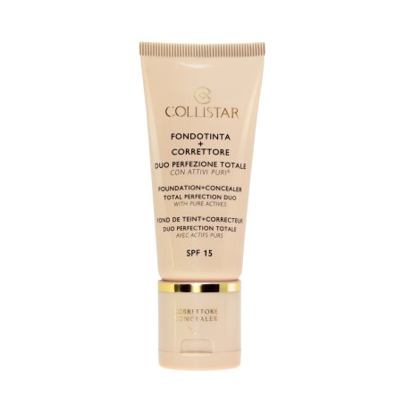 Collistar Foundation Concealer Total Perfection Duo 30 ml Tube Cream 02 Beige