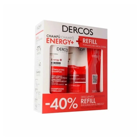 Vichy Dercos Energy Stimulating Antihair Loss Shampoo 400ml Refill 400ml