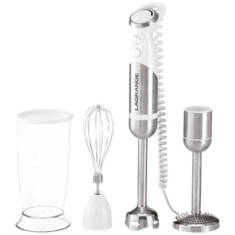 LAGRANGE Mix Pro 0.8 L Immersion blender 1000 W Stainless steel, White