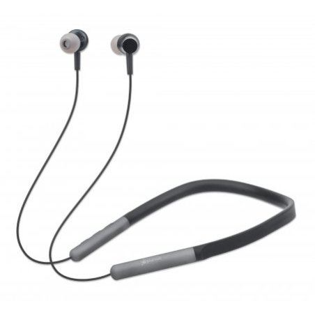 Manhattan Bluetooth In-Ear Headset with Neckband, Microphone, Integrated Controls, Sweatproof, Noise Isolating, 5 hour