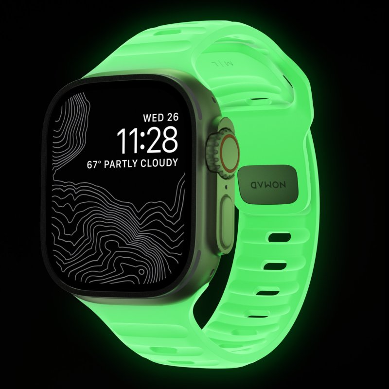Nomad Sport Band Light Green Rubber