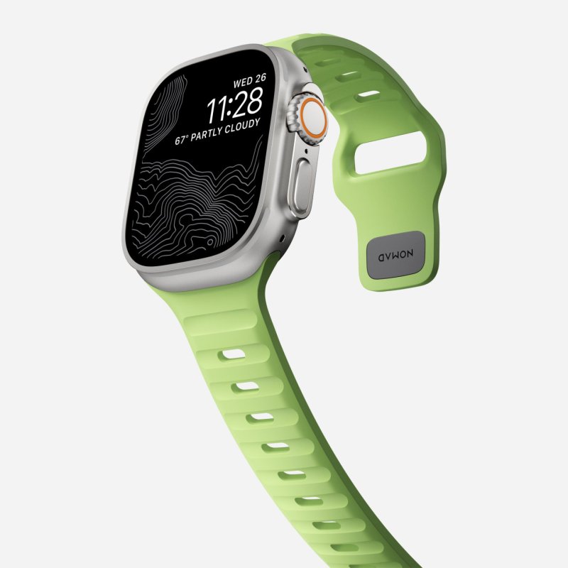 Nomad Sport Band Light Green Rubber