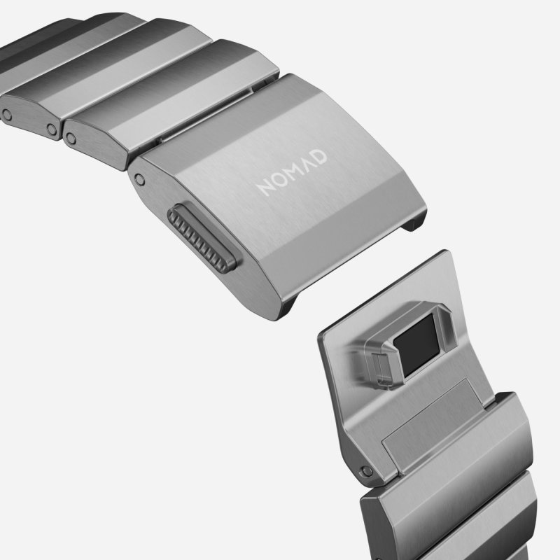 Nomad Strap Titanium Silver V2 42/44/45/49mm