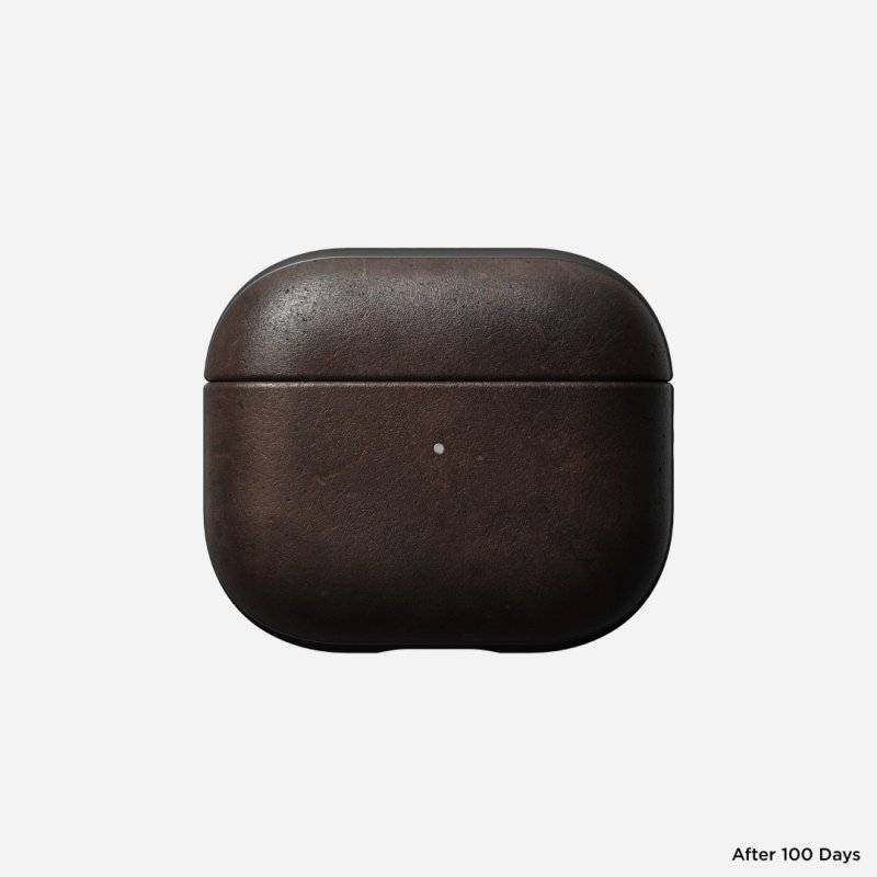 Nomad Airpods V3 Case Rustic Brown Leather