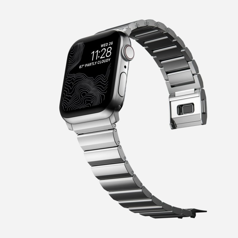 Nomad NM1A4HSXS0 Smart Wearable Accessories Band Silver Stainless steel