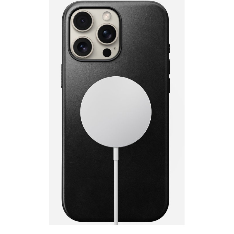 Nomad Modern Leather Case mobile phone case 17.5 cm (6.9") Cover Black