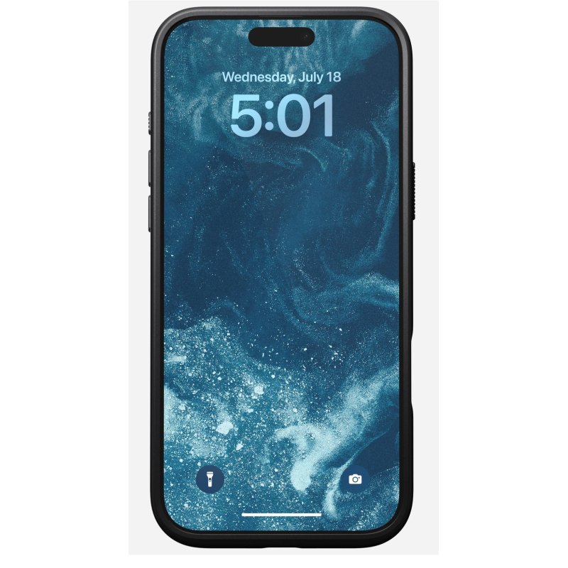 Nomad Modern Leather Case mobile phone case 17.5 cm (6.9") Cover Black