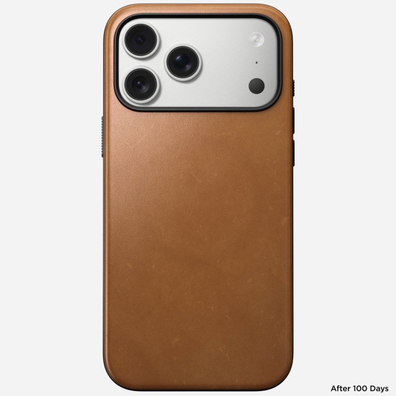 Nomad Modern Leather Case iPhone 17 Pro Max English Tan