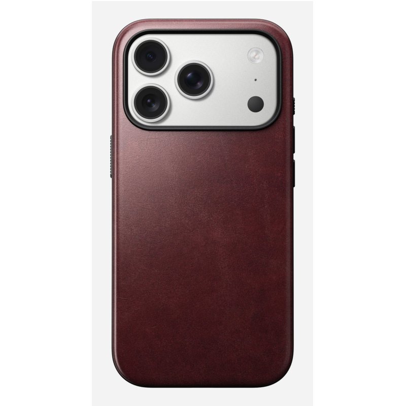 Nomad Modern Leather Case mobile phone case 16 cm (6.3") Cover Bordeaux