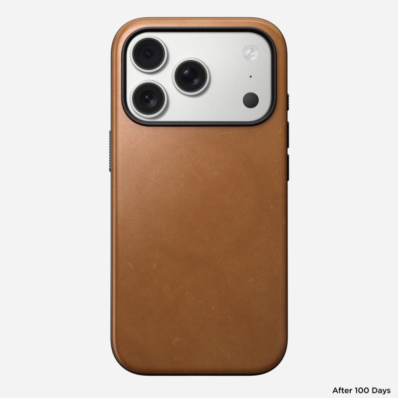 Nomad Modern Leather Case iPhone 17 Pro English Tan