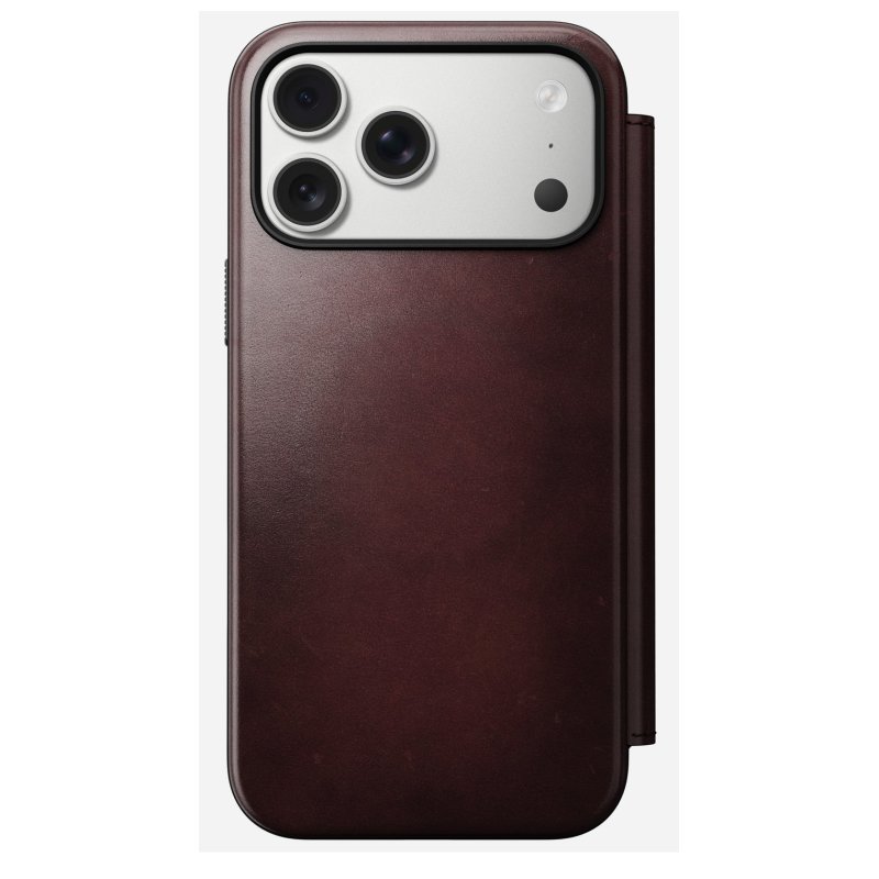 Nomad Modern Leather Folio coque de protection pour téléphones portables 16 cm (6.3") Bourgogne