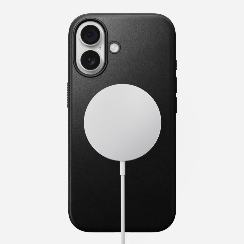Nomad Modern Leather Case iPhone 17 Black