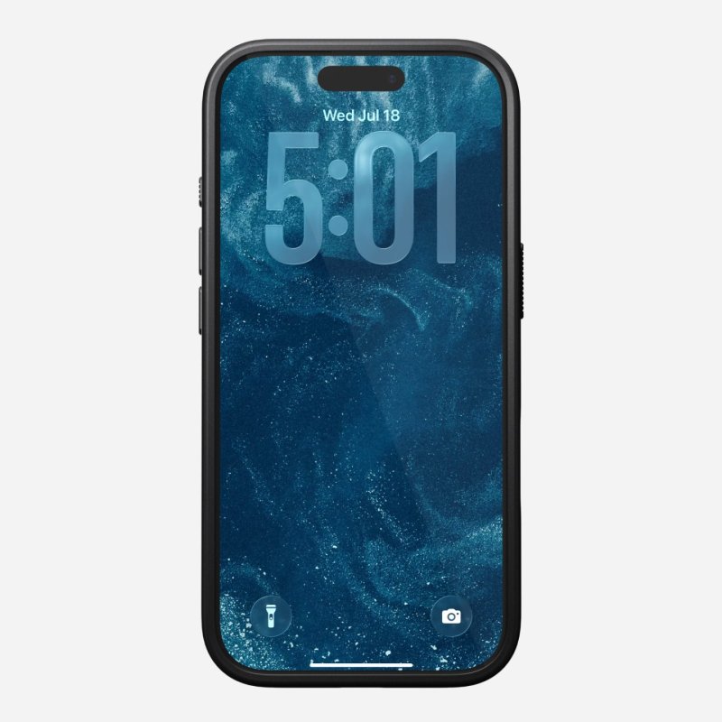 Nomad Modern Leather Case iPhone 17 Black