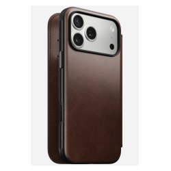 Nomad Modern Leather Folio coque de protection pour téléphones portables 16 cm (6.3") Marron