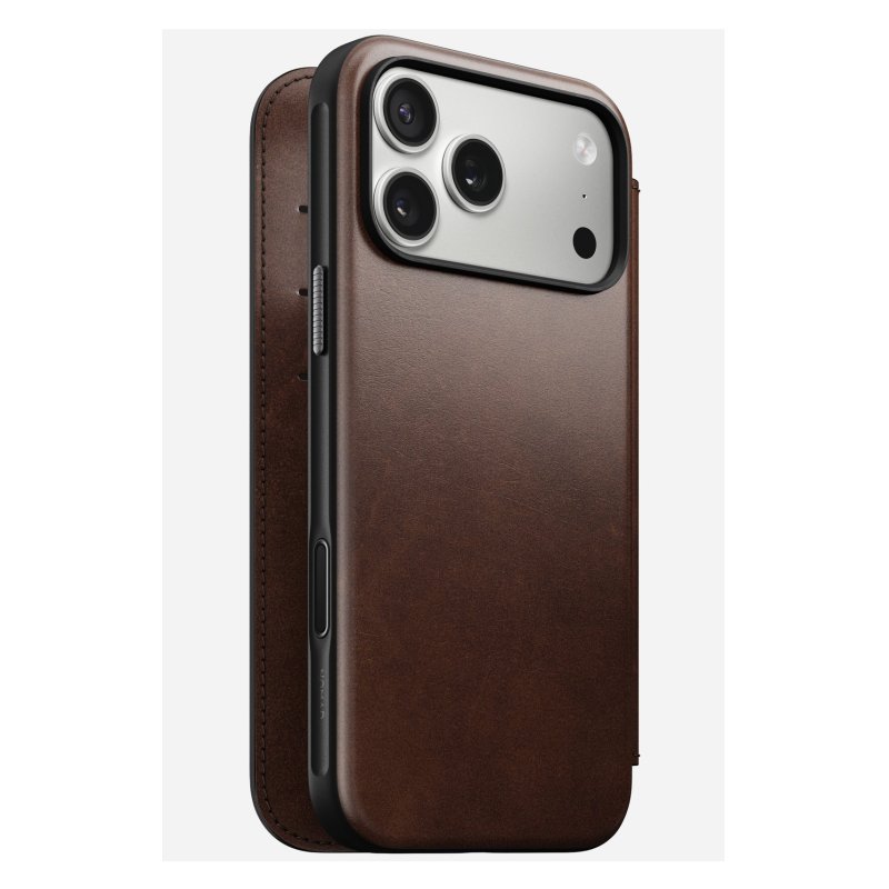 Nomad Modern Leather Folio coque de protection pour téléphones portables 16 cm (6.3") Marron