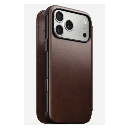 Nomad Modern Leather Folio coque de protection pour téléphones portables 16 cm (6.3") Marron