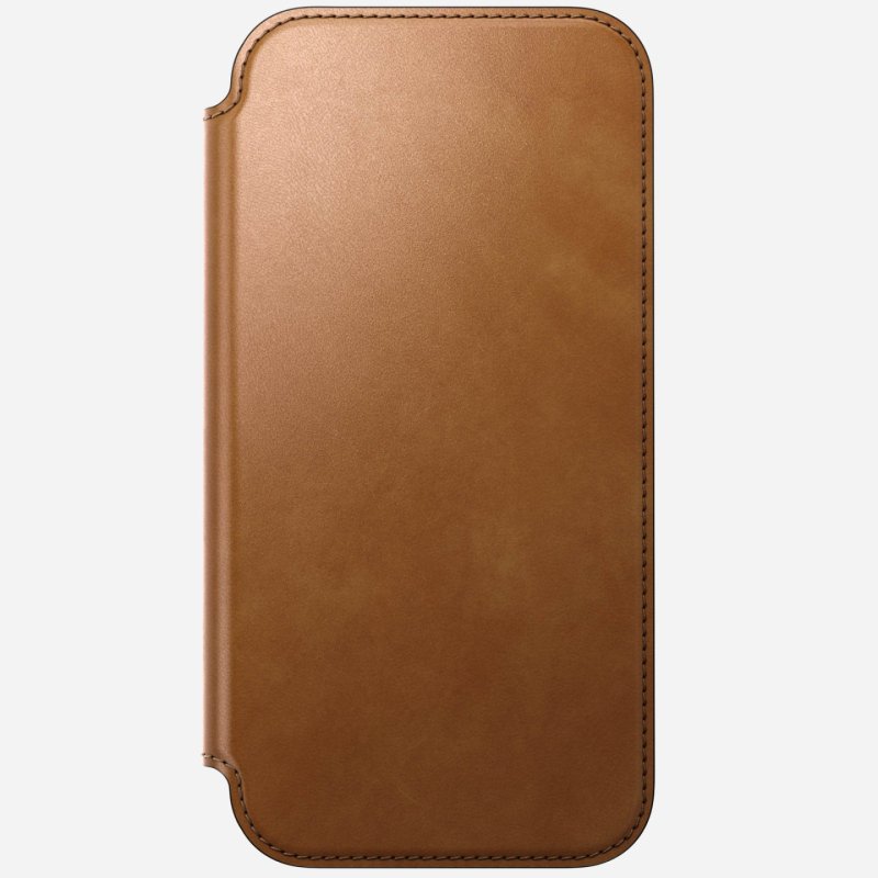 Nomad Modern Leather Folio iPhone 17 Pro Max English Tan