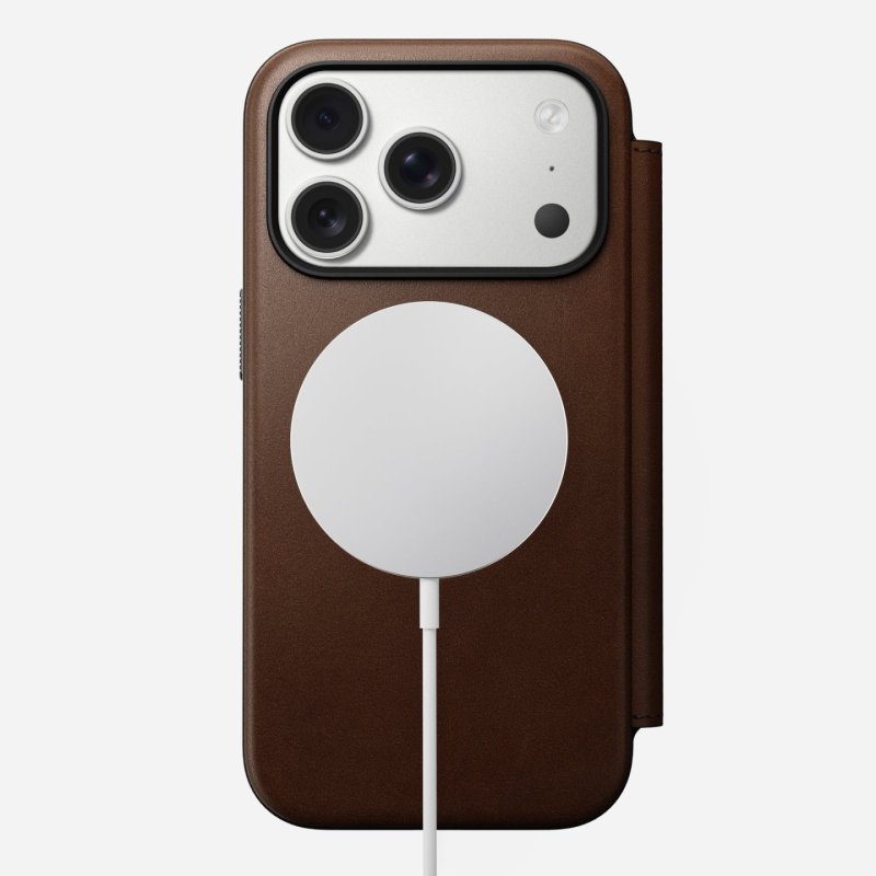 Nomad Modern Leather Folio coque de protection pour téléphones portables 16 cm (6.3") Marron