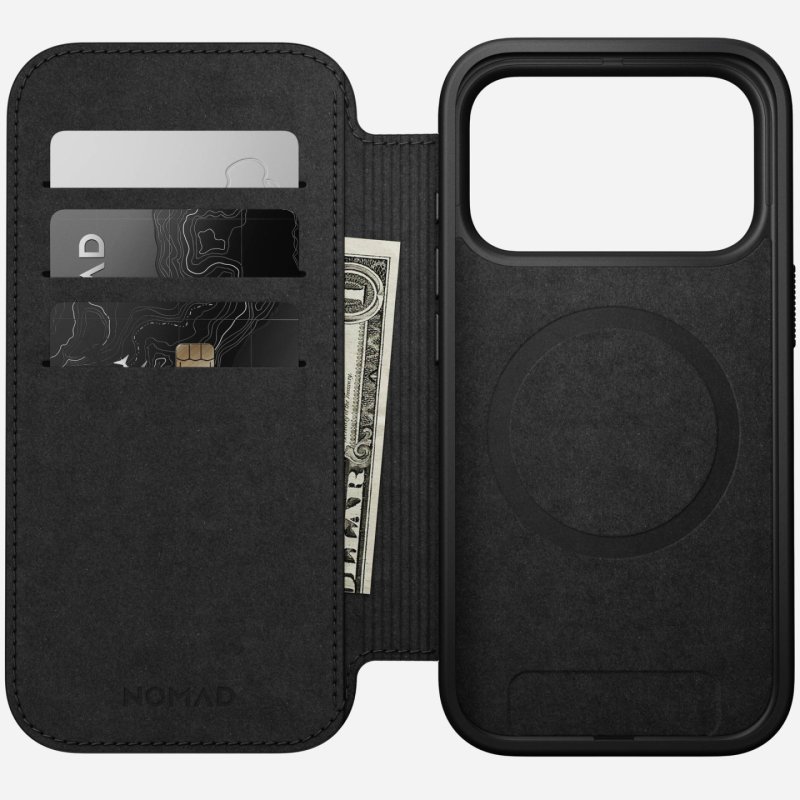 Nomad Modern Leather Folio coque de protection pour téléphones portables 16 cm (6.3") Teint