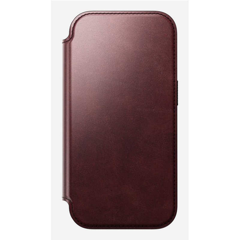 Nomad Modern Leather Folio coque de protection pour téléphones portables 16 cm (6.3") Bourgogne