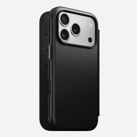 Nomad Modern Leather Folio iPhone 17 Pro Black