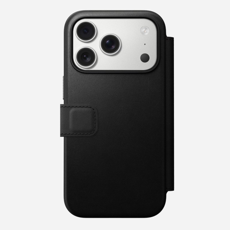 Nomad Modern Leather Folio mobile phone case 16 cm (6.3") Black