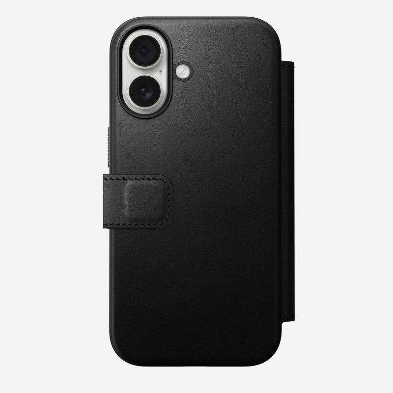 Nomad Modern Leather Folio iPhone 17 Black