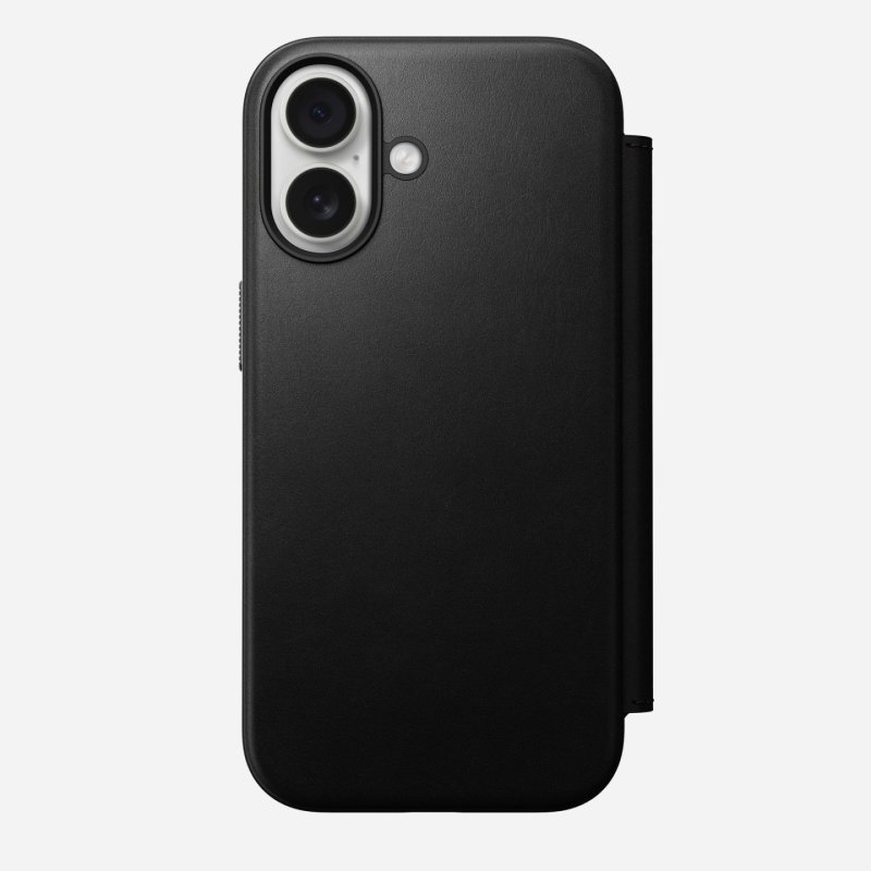 Nomad Modern Leather Folio iPhone 17 Black