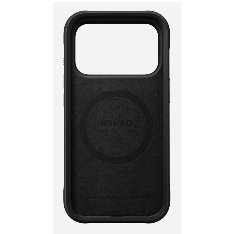 Nomad Rugged Leather Case iPhone 17 Pro Rustic Brown Horween