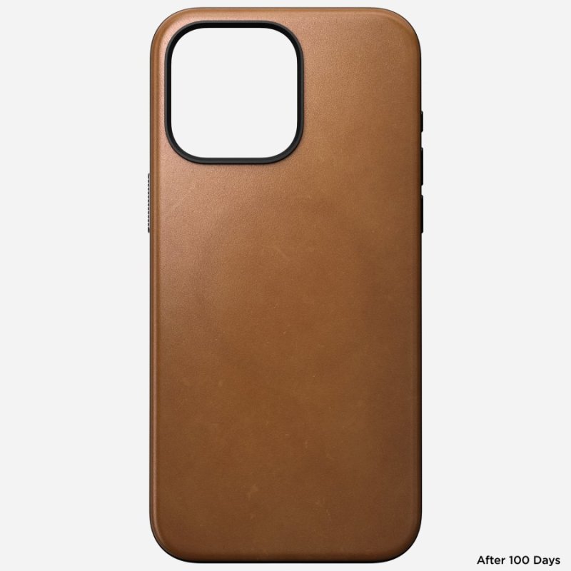 Nomad Modern Leather Case iPhone 15 Pro Max English Tan
