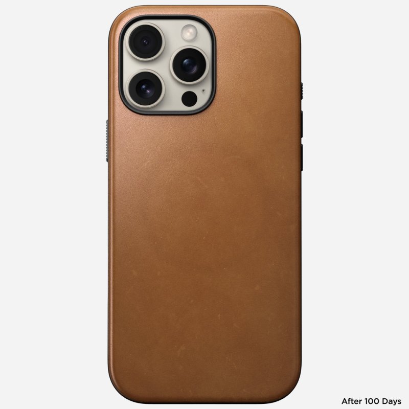 Nomad Modern Leather Case iPhone 16 Pro Max English Tan