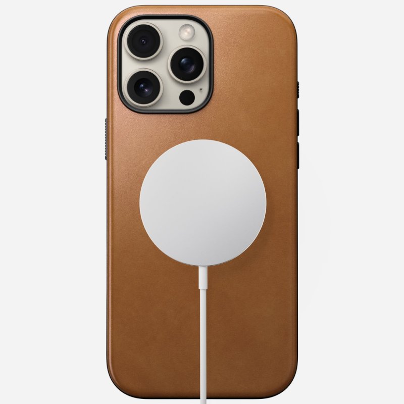 Nomad Modern Leather Case iPhone 16 Pro Max English Tan