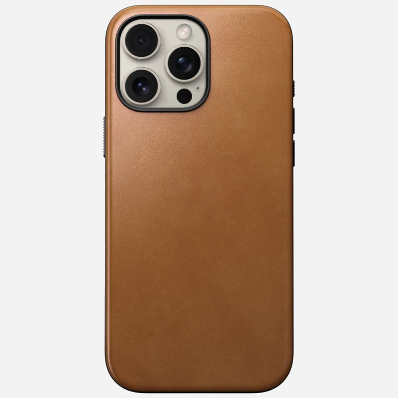 Nomad Modern Leather Case mobile phone case 17.5 cm (6.9") Cover Tan