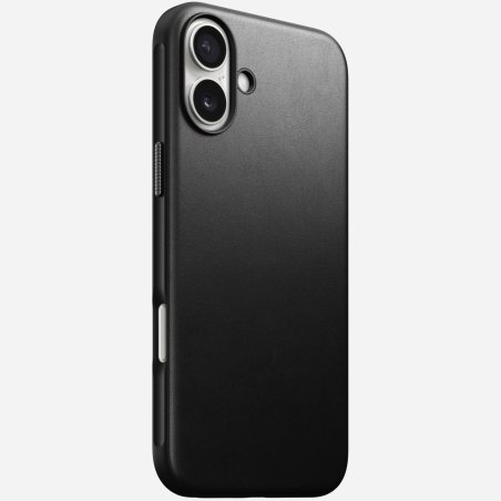 Nomad Modern Leather Case iPhone 16 Plus Black