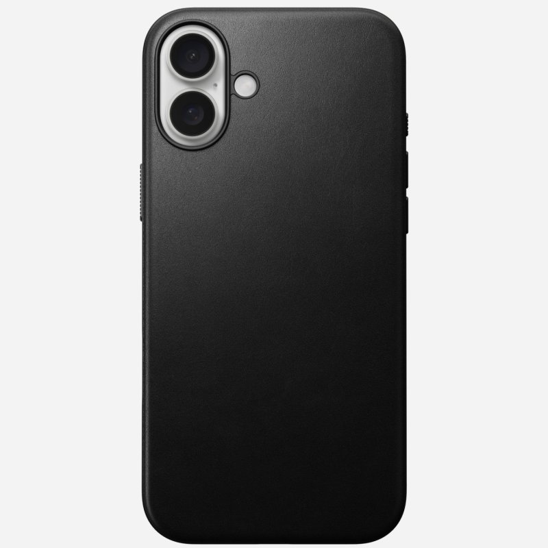 Nomad Modern Leather Case iPhone 16 Plus Black