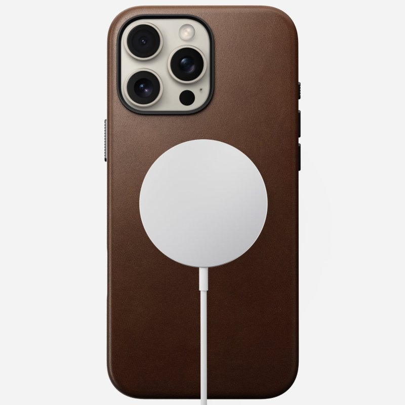 Nomad Traditional Leather Case iPhone 16 Pro Max Brown