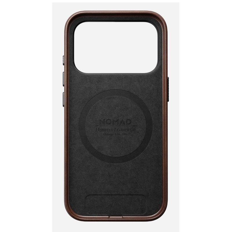 Nomad Traditional Leather Case iPhone 17 Pro Rustic Brown H.
