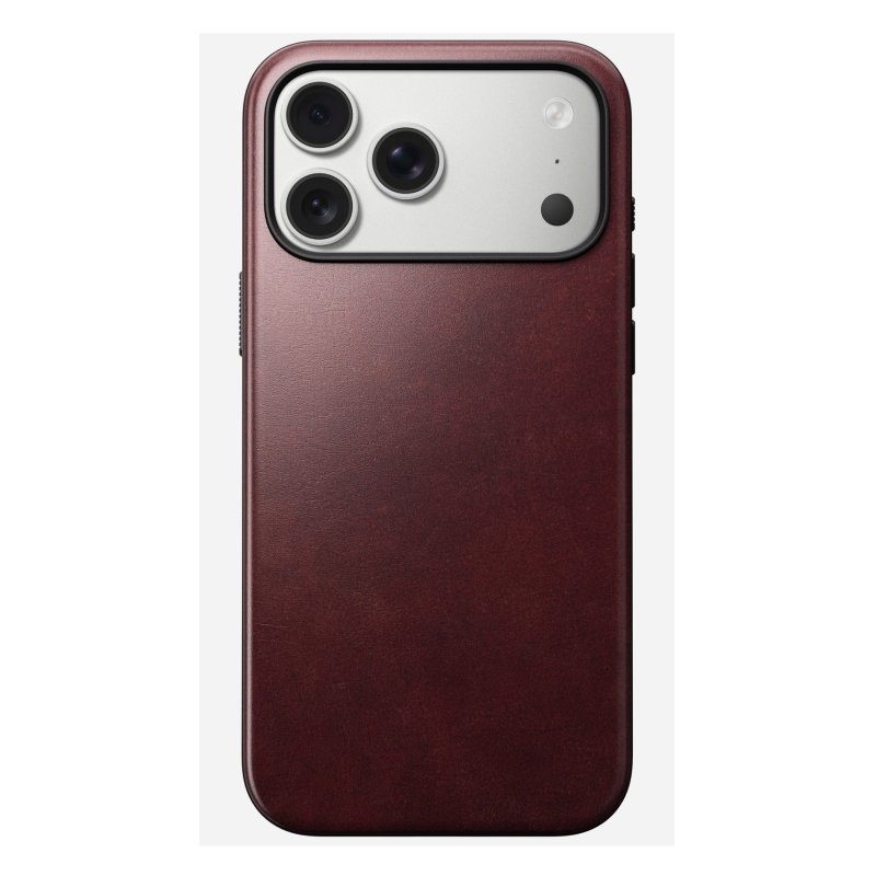 Nomad Modern Leather Case mobile phone case 17.5 cm (6.9") Cover Burgundy