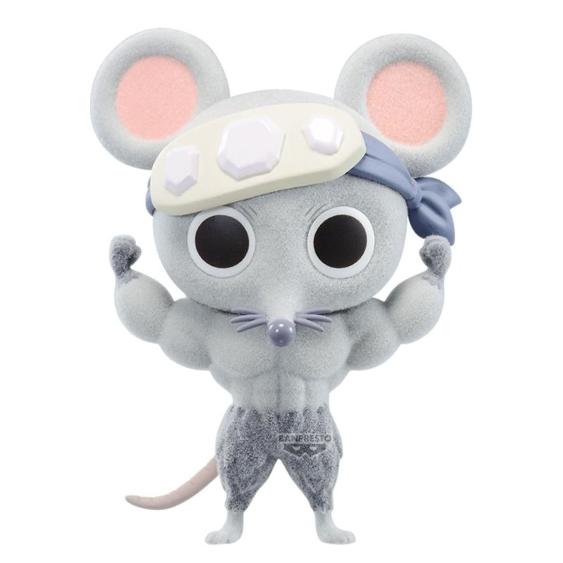 DEMON SLAYER - Muscular Mice (Version A) - Figurine Fluffy Puffy 7cm
